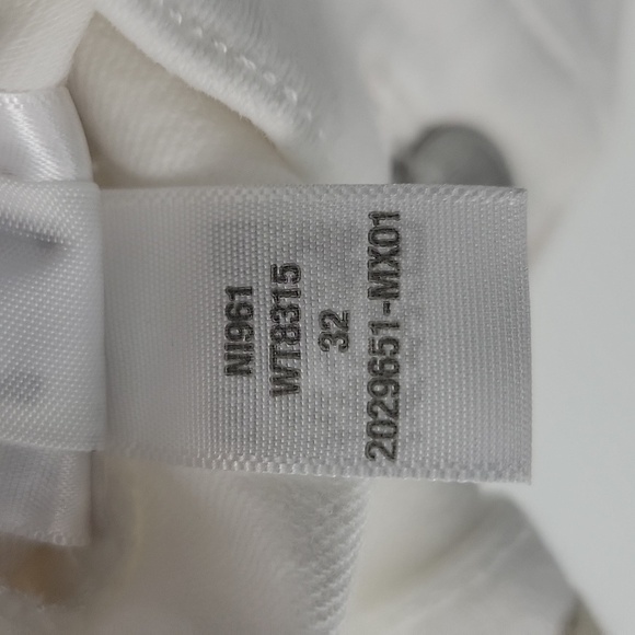 Madewell Kick Out Crop Jeans in Pure White size 32 NWT NI961 - Picture 12 of 13